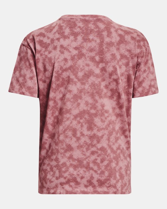 T-shirt épais à manches courtes imprimé UA Logo pour femme, Pink, pdpMainDesktop image number 5